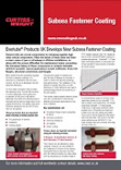 Subsea Anti-Corrosion Fastener Coating